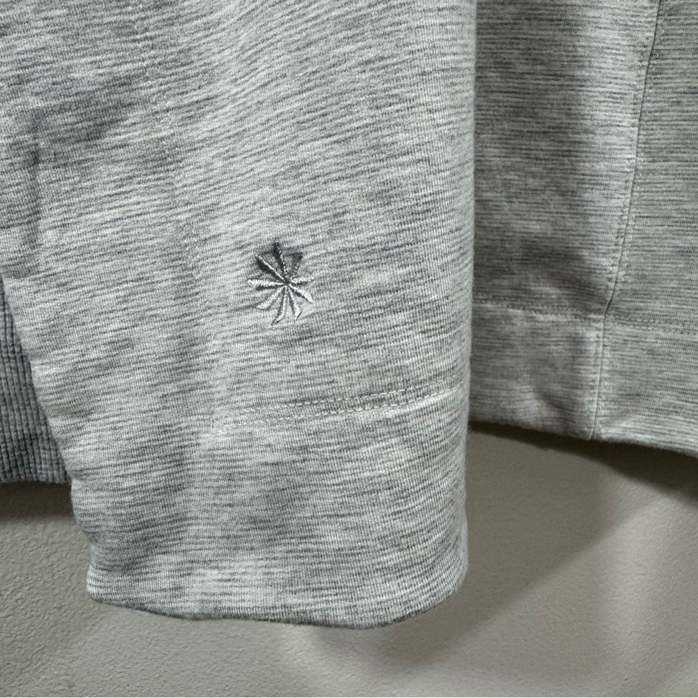 Athleta Coaster Luxe Recover Sweatshirt Gray Lounge Comfy Soft 659287 Sz Large - Picture 6 of 13